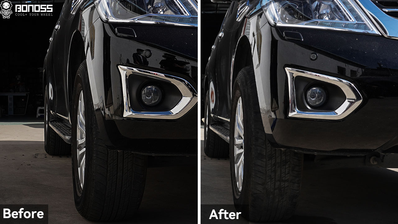 BONOSS Forged Active Cooling Nissan Patrol Wheel Spacers Y62 30mm Before and After (6) BONOSS Forged Active Cooling Nissan Patrol Wheel Spacers Y62 30mm Before and After (6)