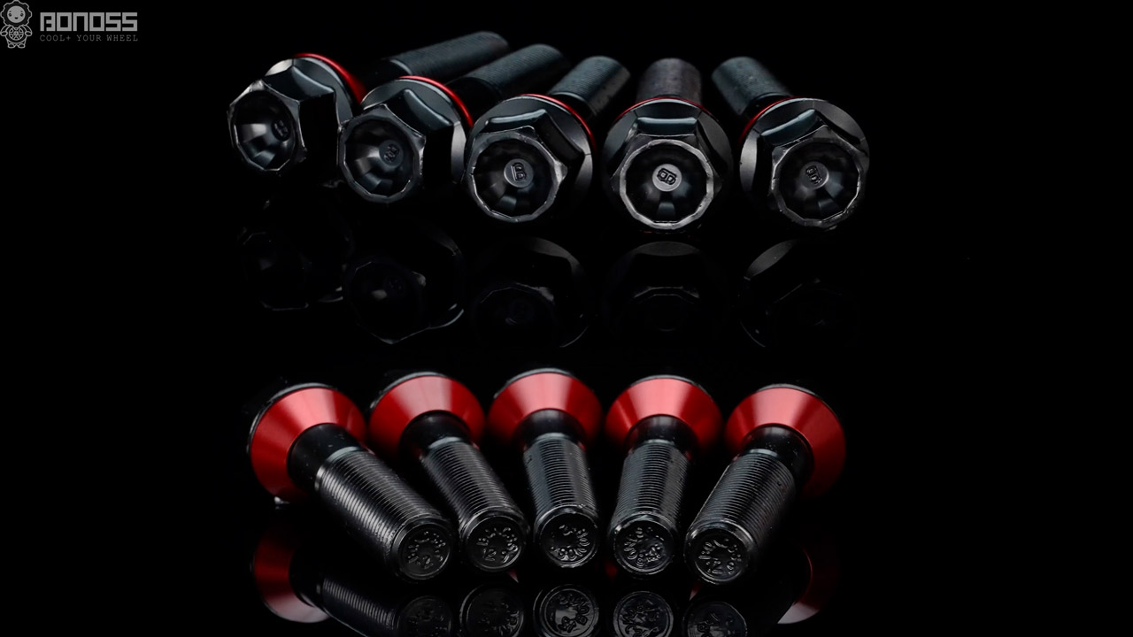 BONOSS Forged Grade 12.9 Wheel Bolts (Gasket Style) Spacers Wheel Bolts Cai BONOSS Forged Grade 12.9 Wheel Bolts (Gasket Style) Spacers Wheel Bolts Cai