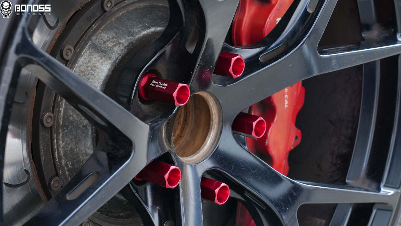 How to install BONOSS Shell Type Wheel Lock Bolt Kit Longer Wheel Bolts High Shell Lug Bolts