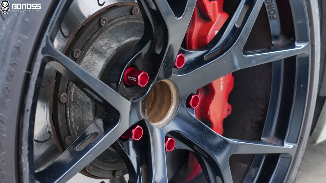 How to install BONOSS Shell Type Wheel Lock Bolt Kit Longer Wheel Bolts Short Shell Lug Bolts