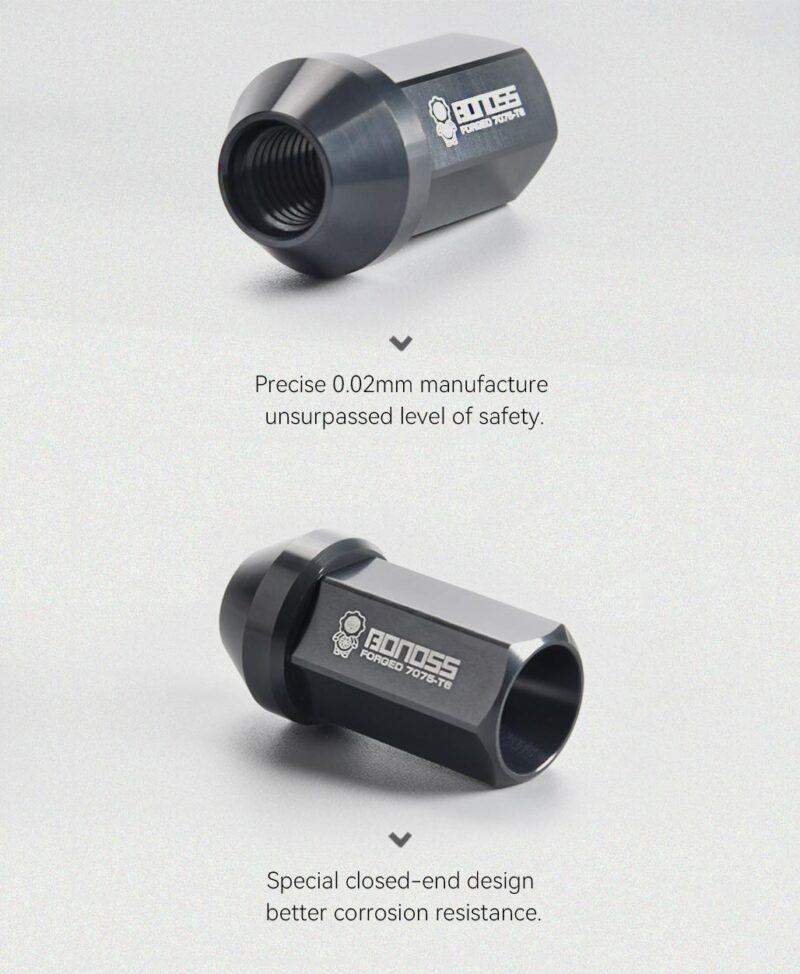 BONOSS 7075T6 Aluminum Wheel Lug Nuts for Suzuki Jimny/ APV