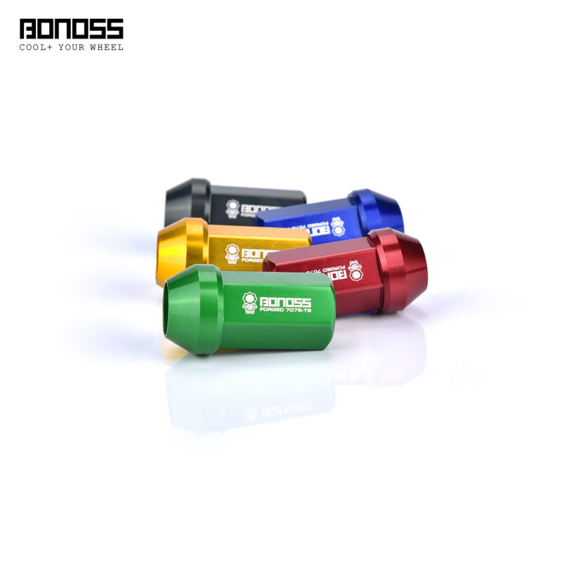 BONOSS 7075T6 Aluminum Wheel Lug Nuts for Ford Focus/ Bronco
