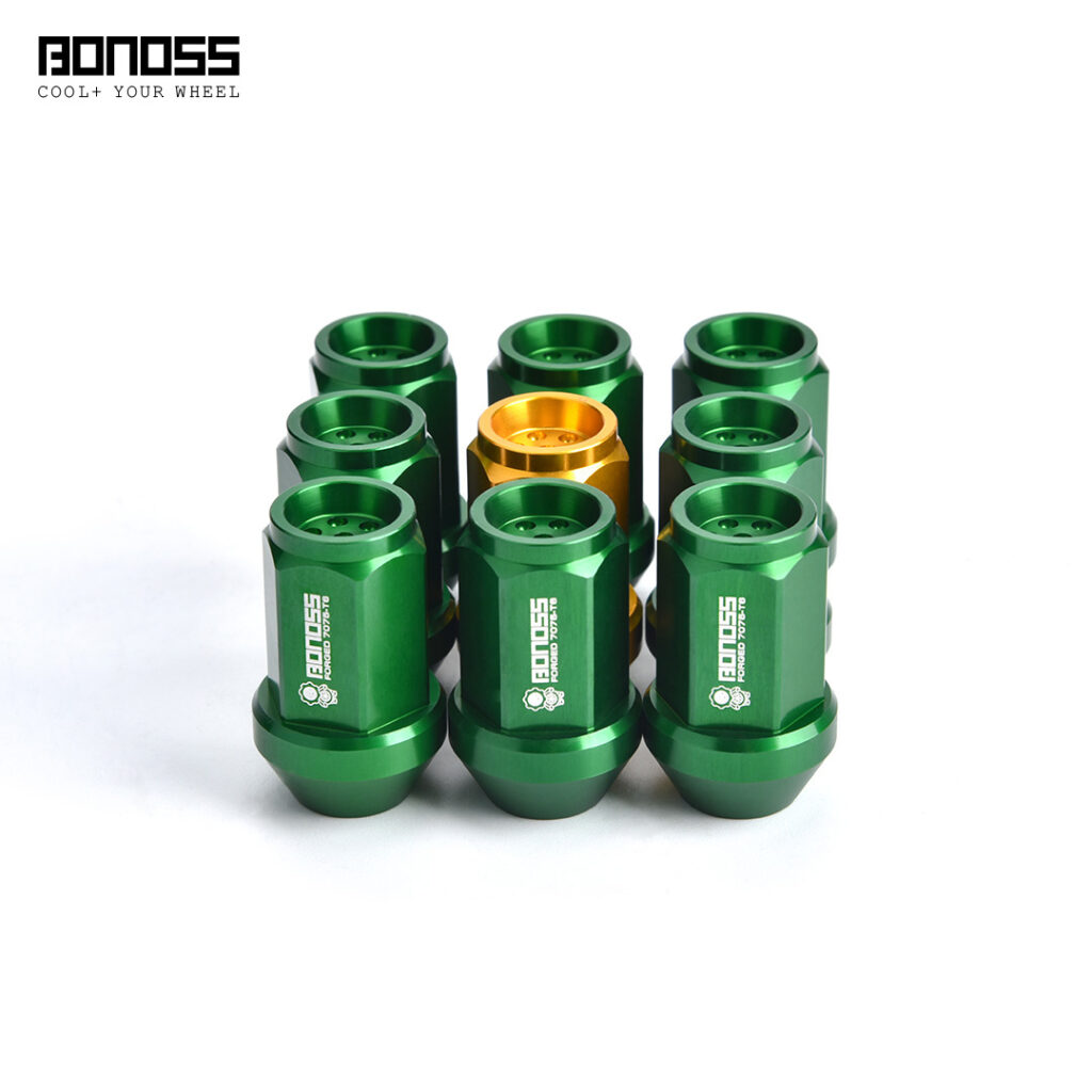 BONOSS Style Aluminum Wheel Lug Nuts M14x1.5 7075T6