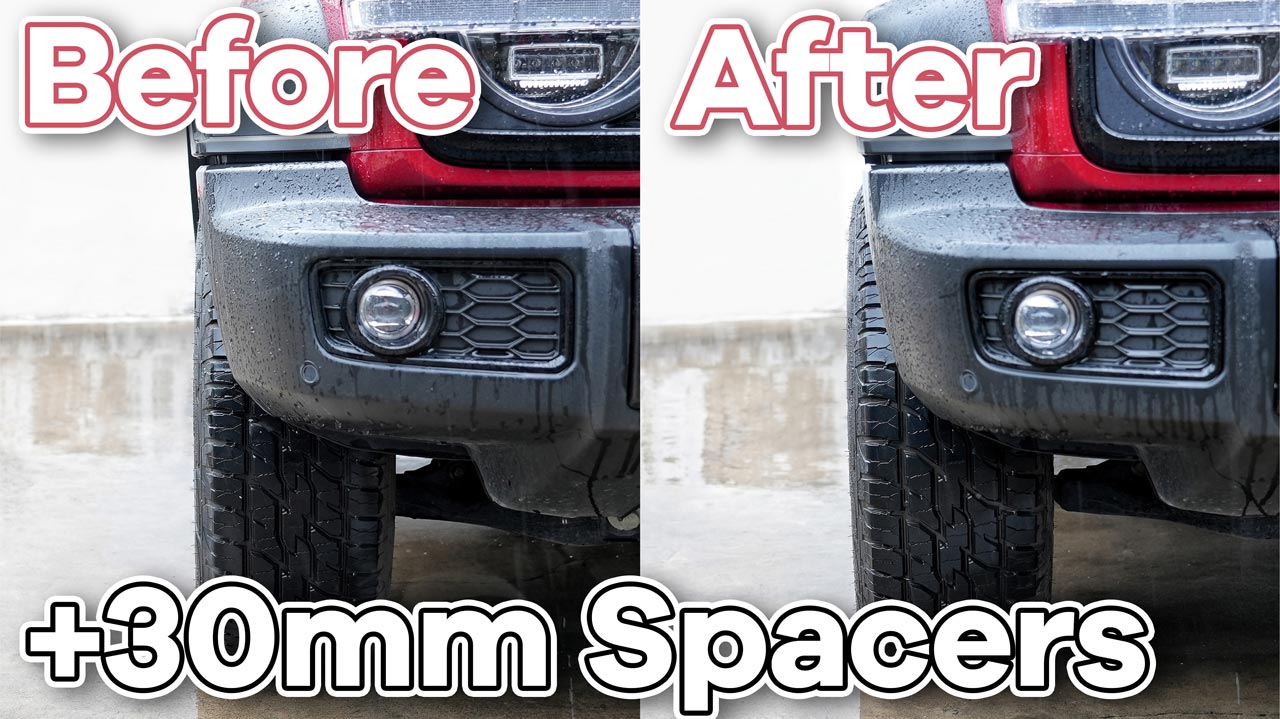 What Are Diffenences of 2022 Tank 300 Wheel Spacers Before and After 30mm BONOSS Wheel Spacers