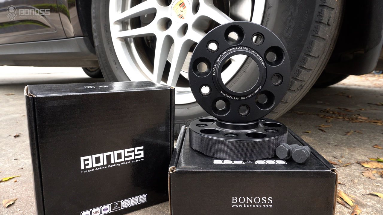 Are 2022 Porsche Macan Wheel Spacers Worth It BONOSS Active Cooling 30mm Wheel Spacers 1-inch Spacers (3)