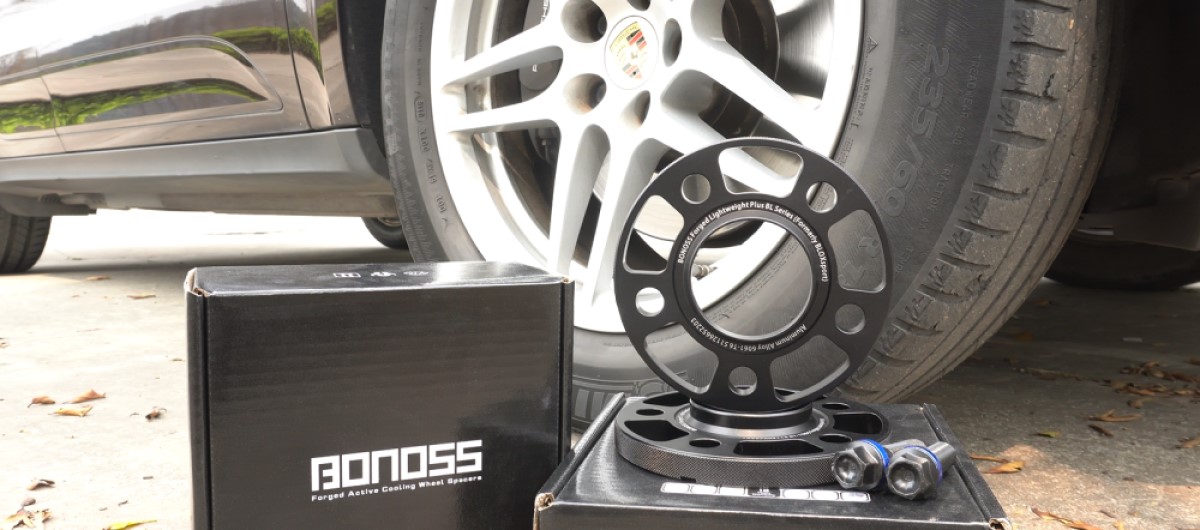 BONOSS Lightweight Plus wheel spacers 2022 Porsche Macan wheel spacers 5×112 66.5mm by rongyan.6