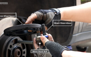 Do You Need Extended Wheel Bolts for 15mm Spacers BONOSS Grade 12.9 Extended Wheel Bolts Forged Aluminum Wheel Spacers for 2022 Porsche Macan (4)