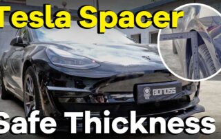 How Big 2022 Tesla Model 3 Wheel Spacers Are Safe BONOSS Active Cooling Billet Aluminum Spacers (4)