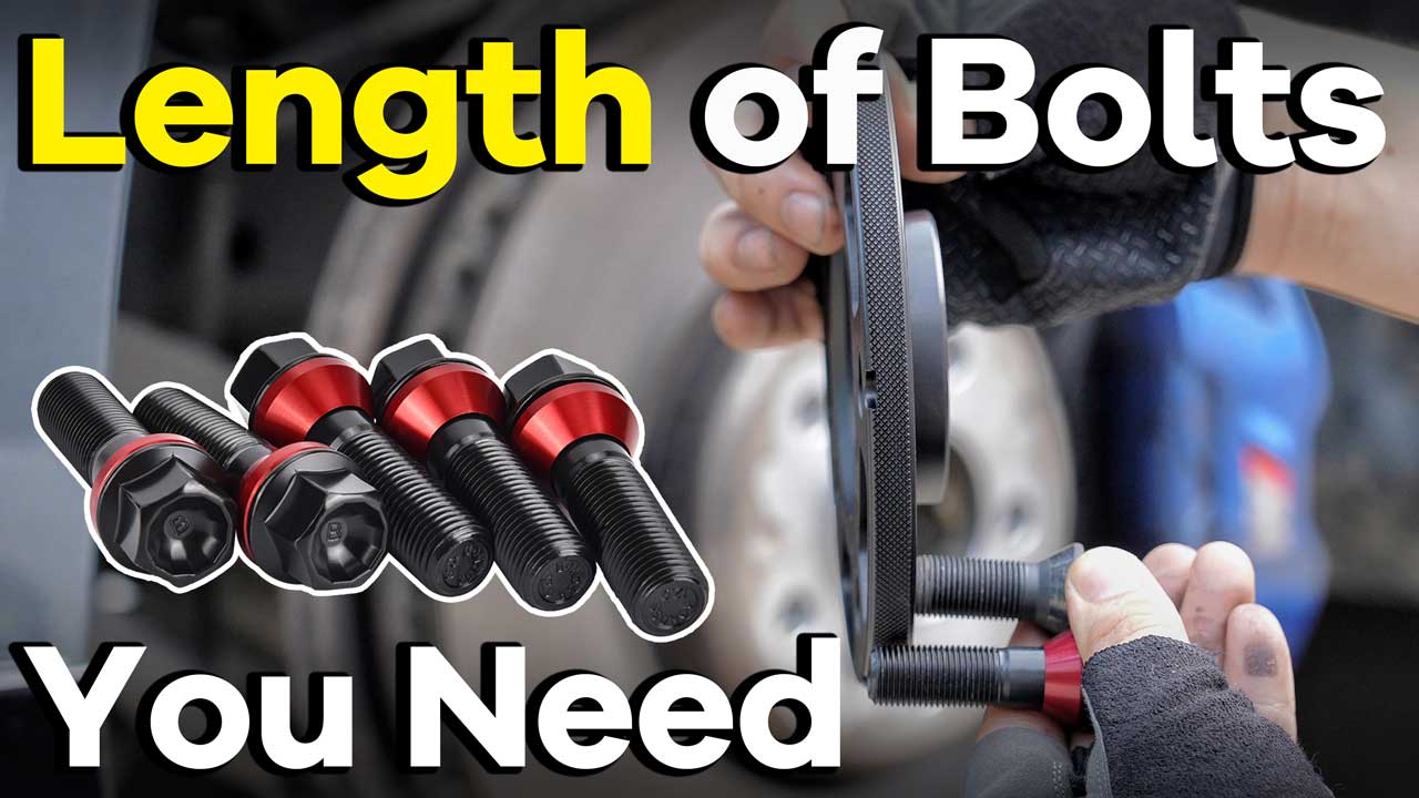 What Size Wheel Bolts for 10mm Spacers BONOSS Forged Grade 12.9 Extended Wheel Bolts for Wheel Spacers (4)