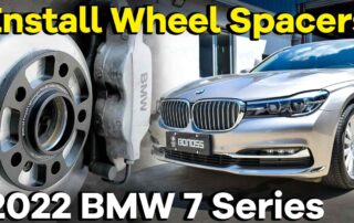 How to Properly Install 2022 BMW 7 Series Wheel Spacers BMW 740i Wheel Spacers (1)