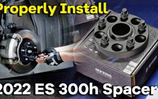 How to Properly Install 2022 Lexus ES Wheel Spacers BONOSS Forged Active Cooling Wheel Spacers for Handling Offset Spacers (1)