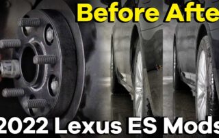 What Are 2022 Lexus ES Wheel Spacers Before and After BONOSS Forged Aluminum Active Cooling Wheel Spacers Good or Bad (6)