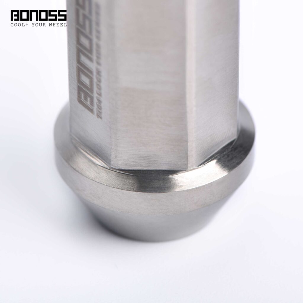 BONOSS AntiTheft 7 Spline Titanium Tesla Locking Wheel Nuts Kit