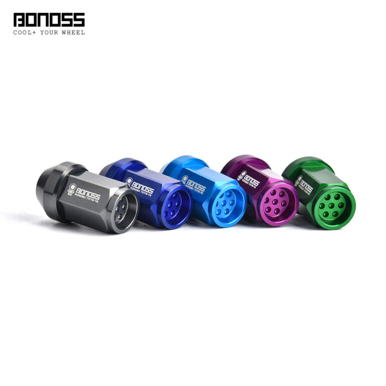 BONOSS Style Aluminum Wheel Lug Nuts 7075T6 for