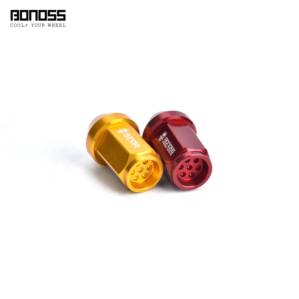 BONOSS Style Aluminum Wheel Lug Nuts 7075T6 for