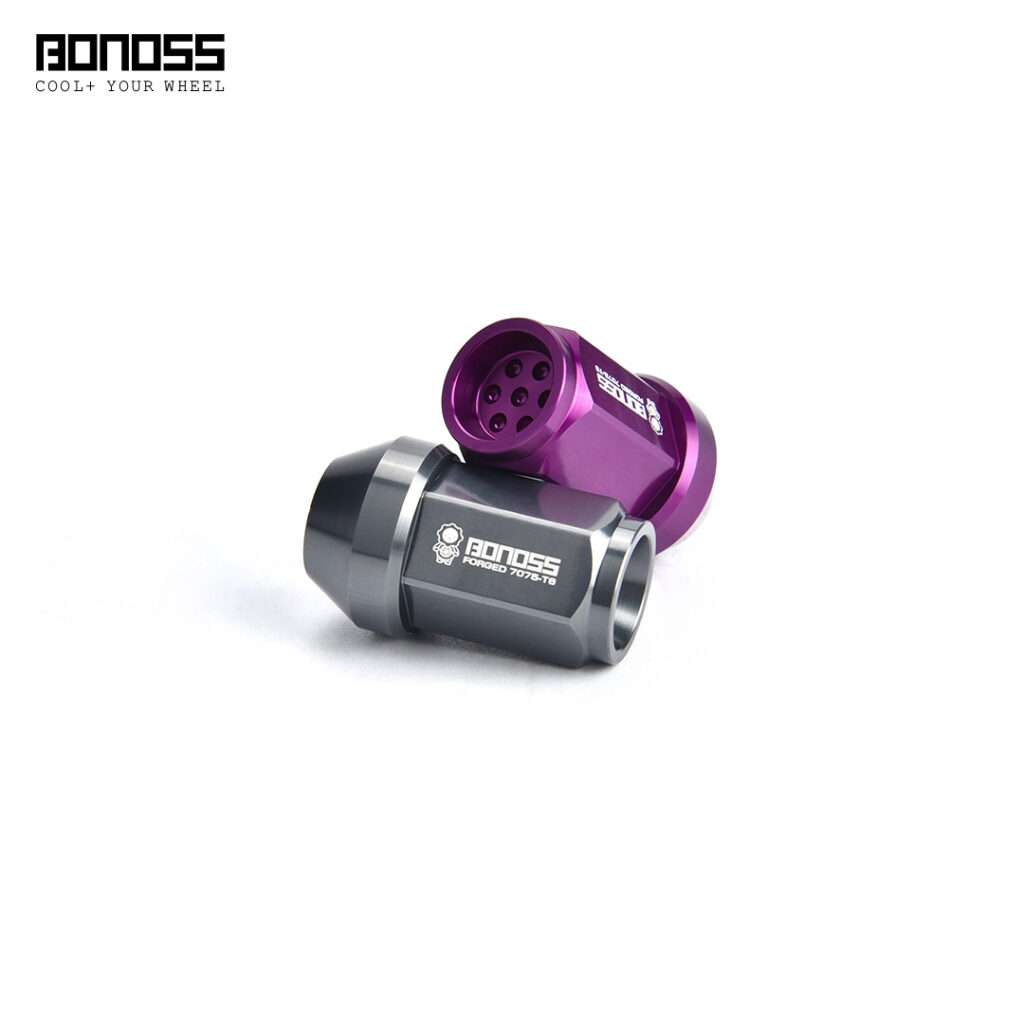 BONOSS Style Aluminum Wheel Lug Nuts 7075T6 for