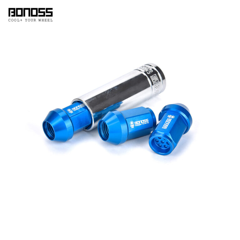 BONOSS 7075T6 Aluminum M12x1.5 / M14x1.5 Wheel Lug Nuts(Honey