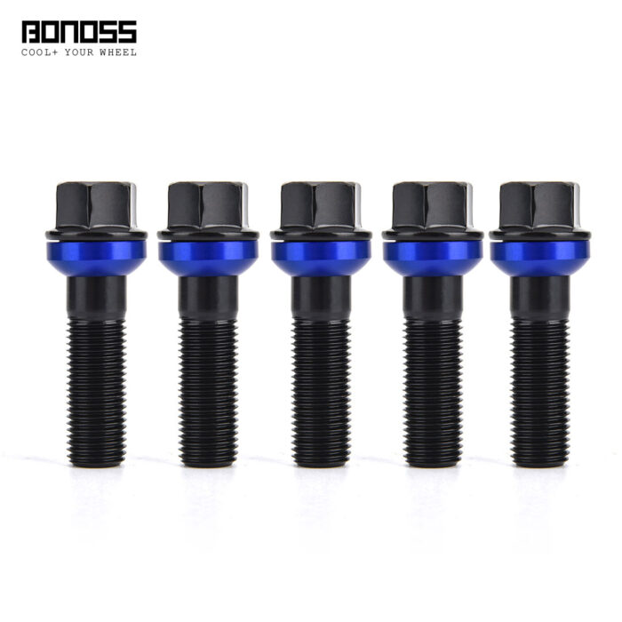 BONOSS Forged Grade 12.9 Extended Wheel Bolts for Rims Aftermarket Ball Seat R14 Tire Lug Bolts Cai (1)