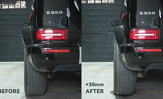 Is It Safe to Run Wheel Spacers on the Mercedes-Benz G550 Rear Only-xu (1)