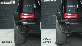 Is It Safe to Run Wheel Spacers on the Mercedes-Benz G550 Rear Only-xu (1)