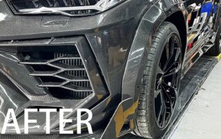 2 inch Wheel Spacers Before and After on 2022 Lamborghini URUS-xu (1)