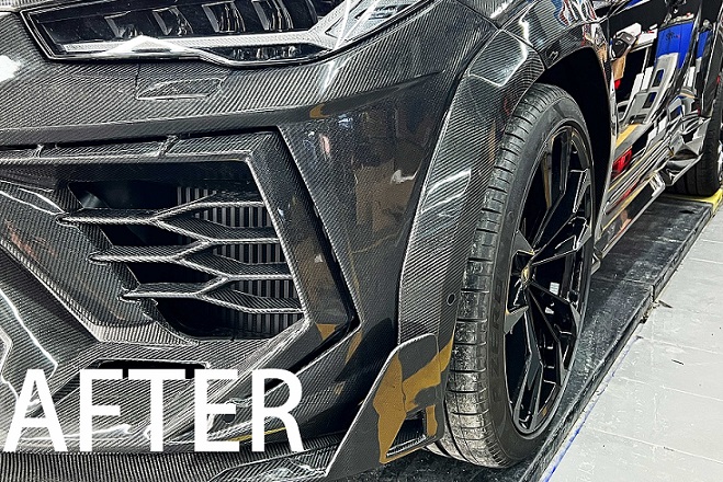 2 inch Wheel Spacers Before and After on 2022 Lamborghini URUS-xu (1)