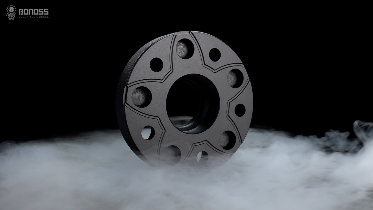 What Is The Best 2023 Ford Mustang Wheel Spacers Size BONOSS Forged Active Cooling Tire Spacers (2)