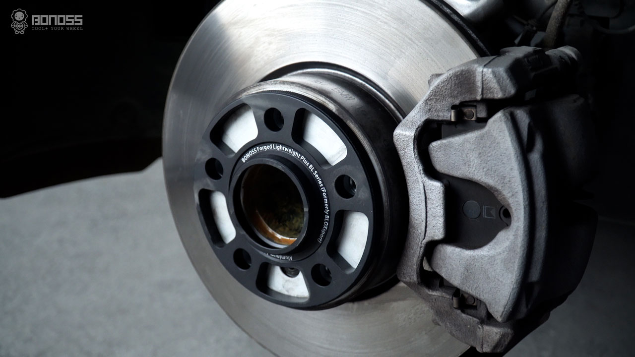 Do 2023 Alfa Romeo Tonale Wheel Spacers Affect Performance BONOSS Forged Lightweight Tire Spacers Before and After (2)