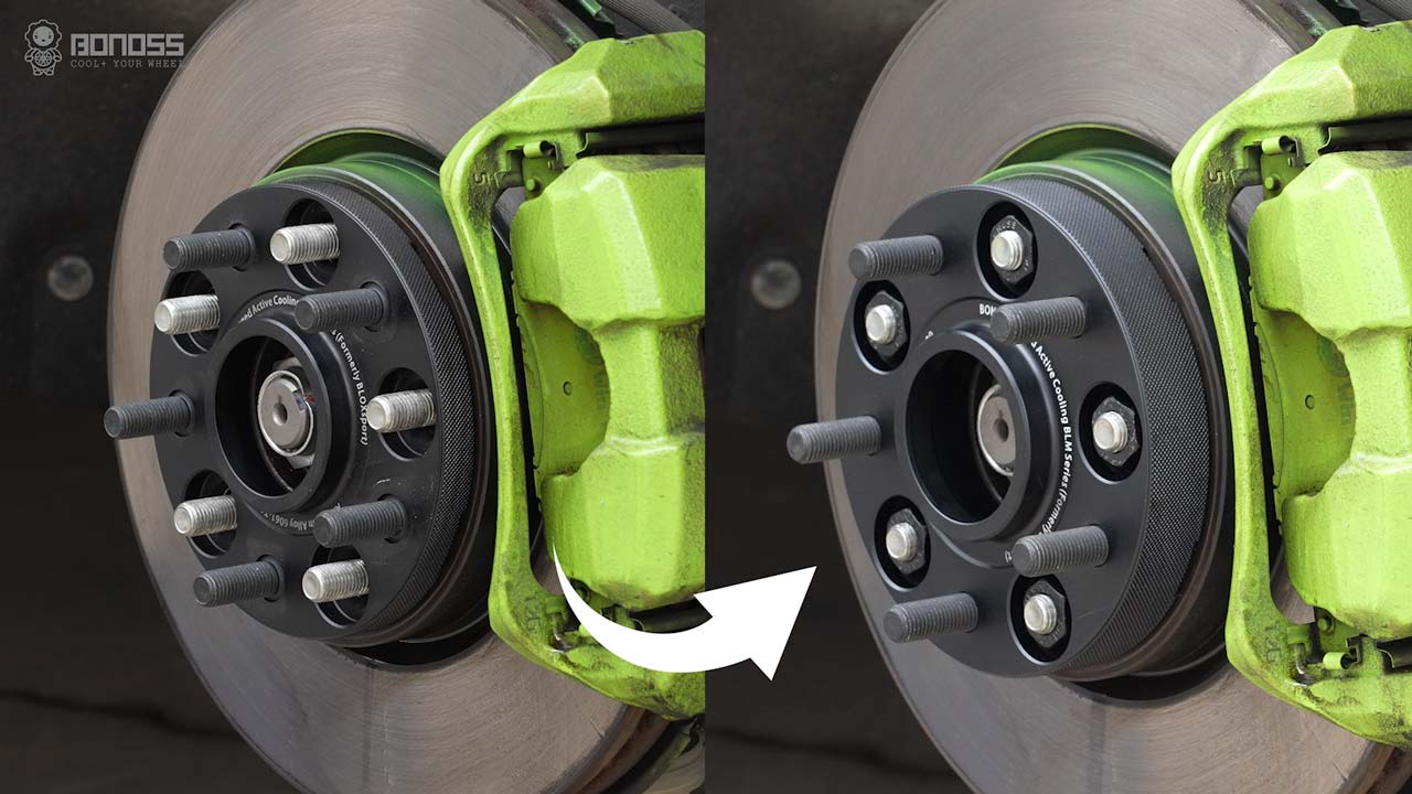 Do 15mm Tesla Model X Wheel Spacers Need to Cut Studs BONOSS Forged Aftermarket Tire Spacers (2)