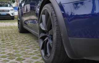 Do Tesla Model X Wheel Spacers Affect Electric Car Ride Quality BONOSS Forged Active Cooling Alloy Rim Spacers (2)