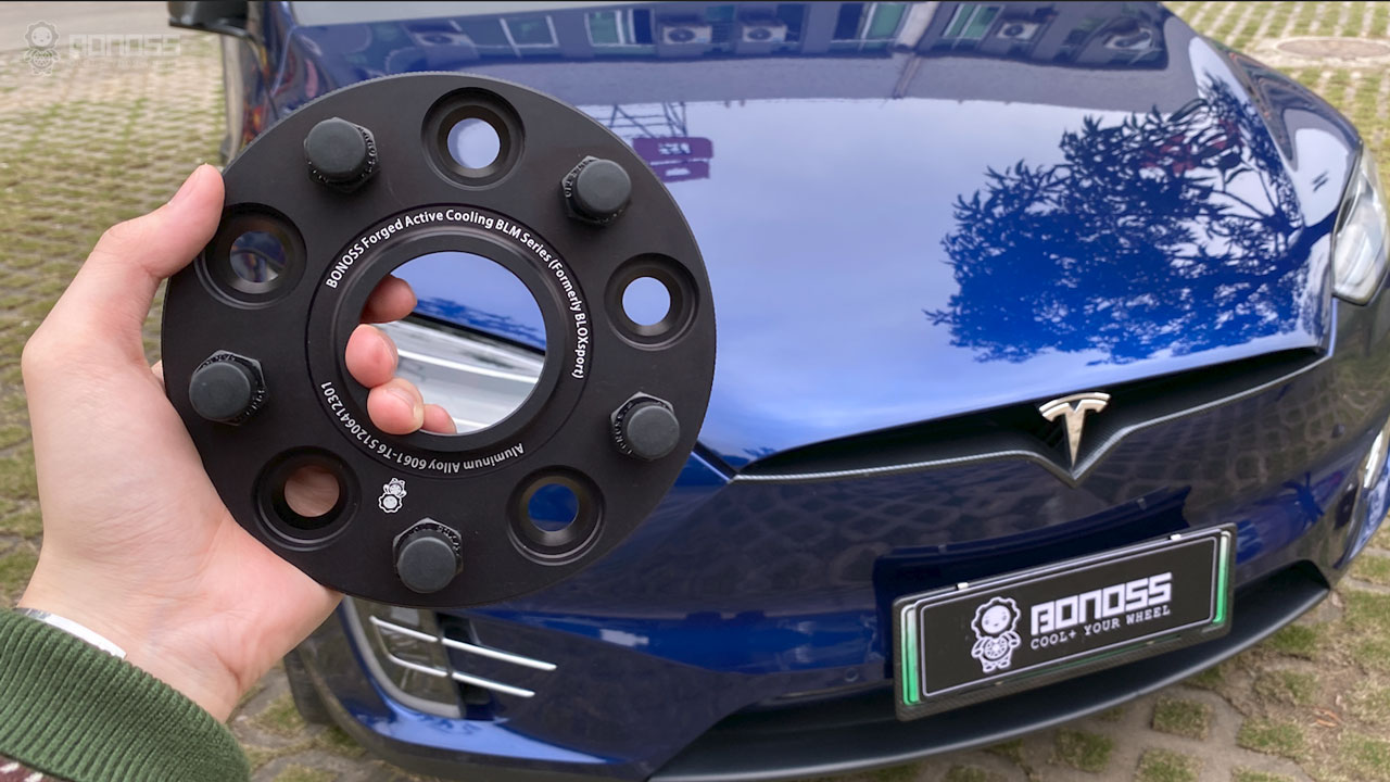 Is It Safe to Run Wheel Spacers on A Tesla Model X Plaid BONOSS Hubcentric Rim Spacers (3)