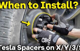 When to Install 2023 Tesla Model X Wheel Spacers BONOSS Forged Hubcentric Active Cooling Rim Spacers (1)
