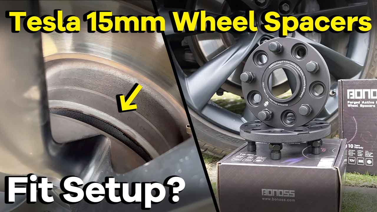 Will Tesla Model X 15mm Wheel Spacers Cause Any Fender Issues BONOSS Forged AftermarketOffset Spacers