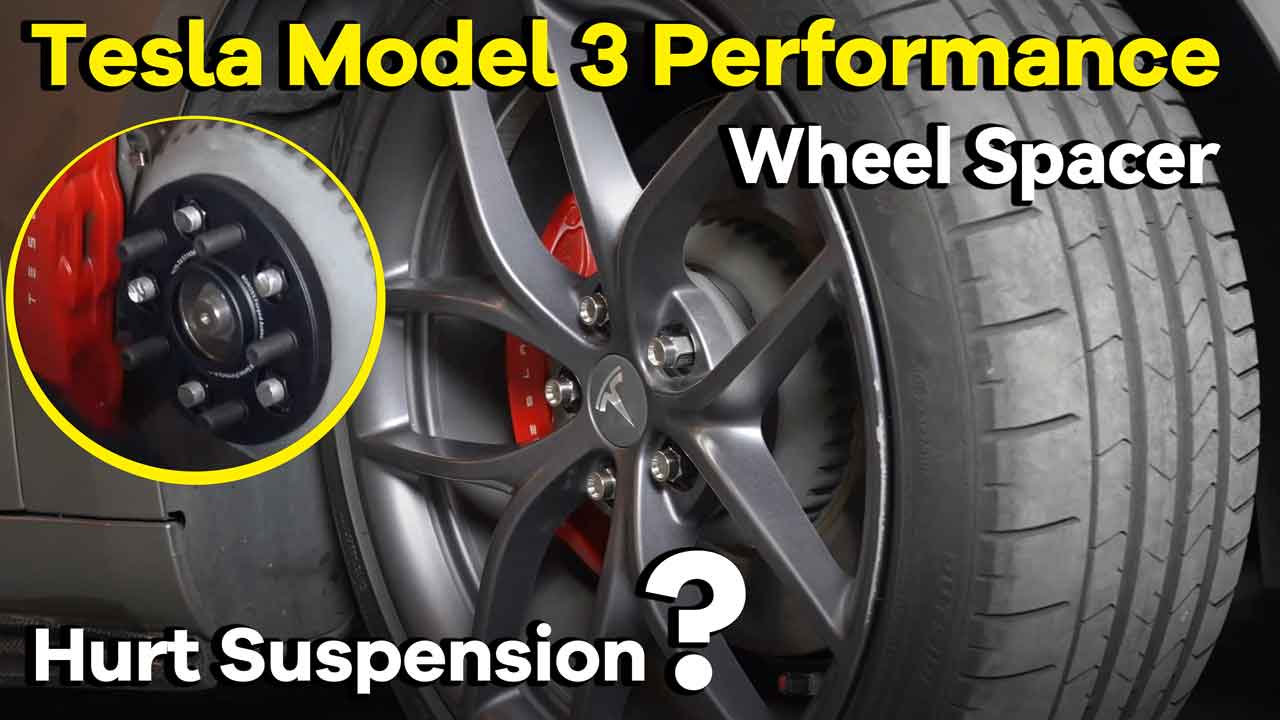 Do Tesla Model 3 Performance Wheel Spacers Hurt the Suspension?