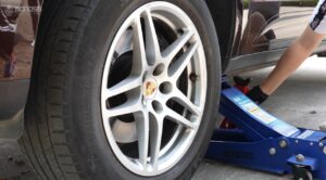 Can you run Porsche Taycan wheel spacers on your car?