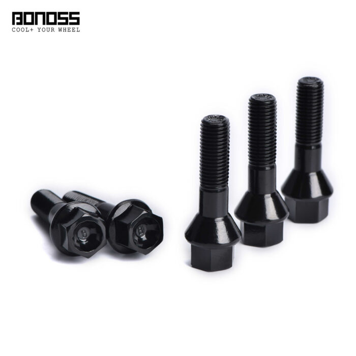 BONOSS Forged Grade 12.9 Steel Extended Wheel Bolts M12x1.5 OEM Cone Lug Bolts Main Image CHZ (4)