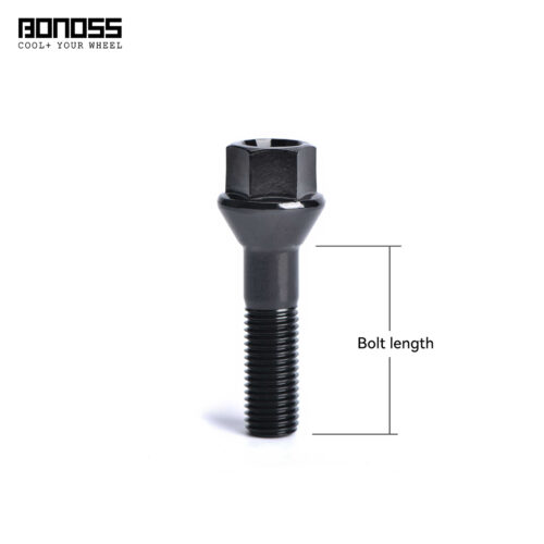 BONOSS Forged Grade 12.9 Steel Extended Wheel Bolts M12x1.5 OEM Cone Lug Bolts Main Image CHZ (5)