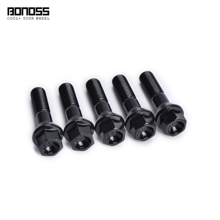 BONOSS Forged Grade 12.9 Steel Extended Wheel Bolts M12x1.5 OEM Cone Lug Bolts Main Image CHZ (6)