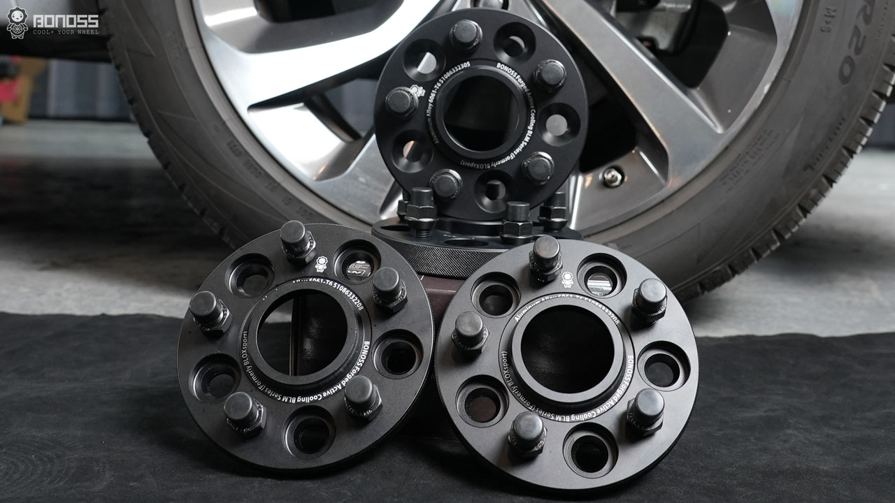 How Thick 2023 Toyota GR Yaris Wheel Spacers Are Perfect BONOSS Custom Special Hub-centric Alloy Rim Spacers Review Adapters CHZ (2)