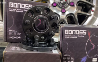 How Wide 2023 Toyota Prius Wheel Spacers Are Legal BONOSS Forged Active Cooling Spacers CHZ (2)