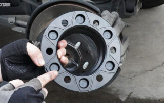 What Size 2024 Toyota 4Runner Wheel Spacers Are Recommended BONOSS Forged Active Cooling Spacers Before and After CHZ (2)