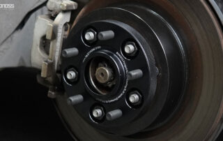 Do 2024 Infiniti QX50 Wheel Spacers Help Cornering Best BONOSS Forged Active Cooling Precise Hubcentric Rim Spacers Before and After CHZ (2)