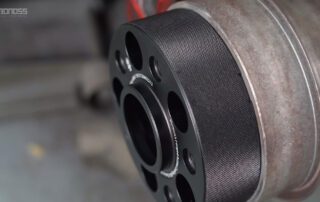 Are 1.75 Wheel Spacers Safe BONOSS Forged Active Cooling Widebody Areo Spacers Before and After DYC (2)