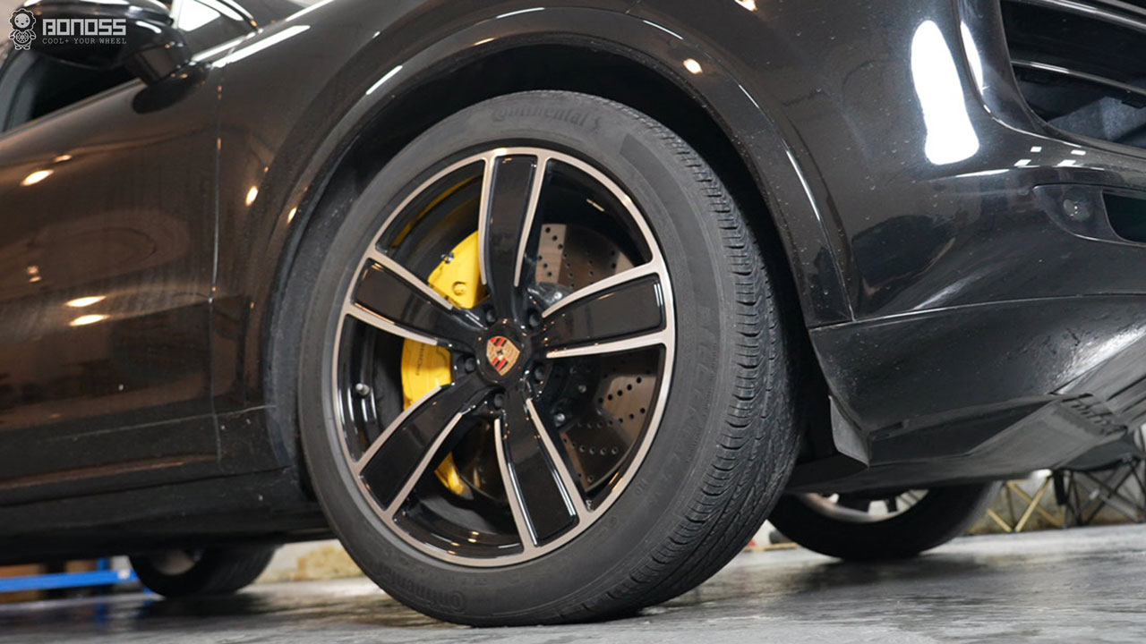 BONOSS Forged Lightweight Plus 2023-2024 Porsche Cayenne Wheel Spacers Front 10mm Only Before and After Pictures CHZ (17) BONOSS Forged Lightweight Plus 2023-2024 Porsche Cayenne Wheel Spacers Front 10mm Only Before and After Pictures CHZ (17)