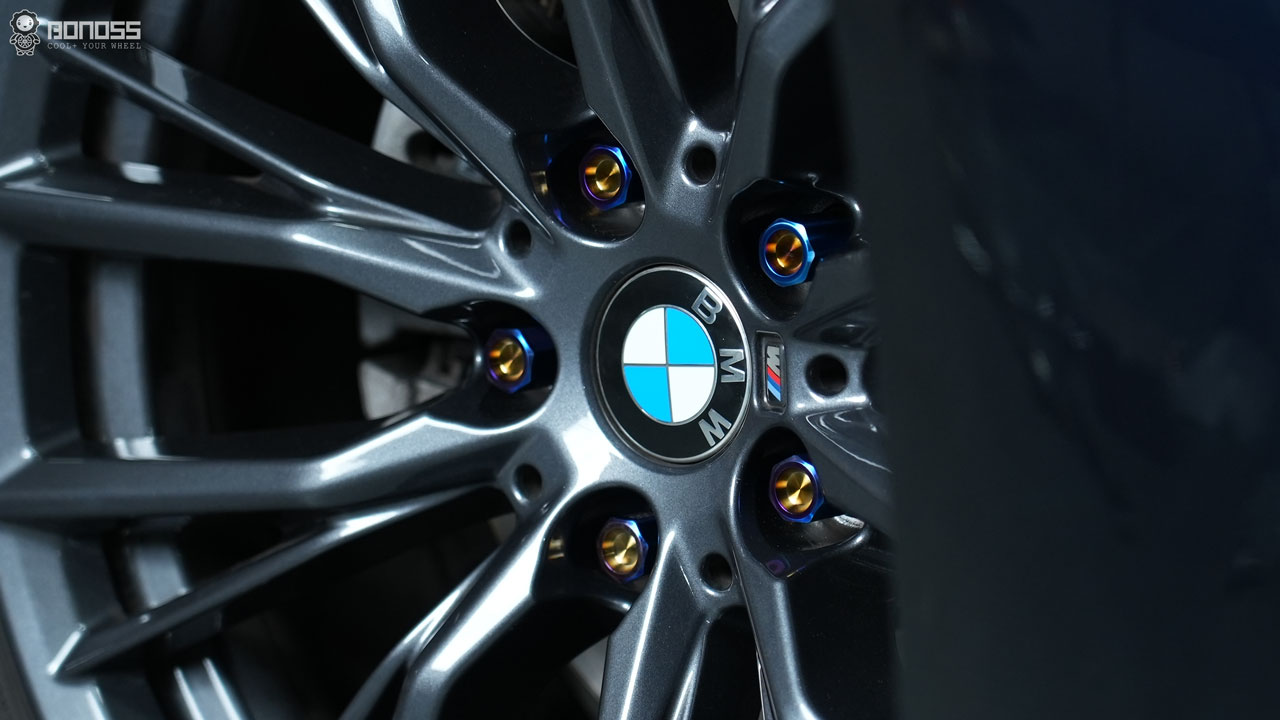 What Sizes Are Wheel Bolts on BMW XM Wheels BONOSS Forged Titanium Wheel Locks CHZ