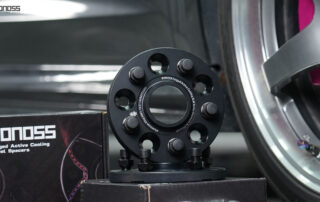 What Size 2024 Lucid Air Wheel Spacers Are Best BONOSS Forged Active Cooling 5 Lug Rim Spacers Bolt Pattern Before and After CHZ (2)