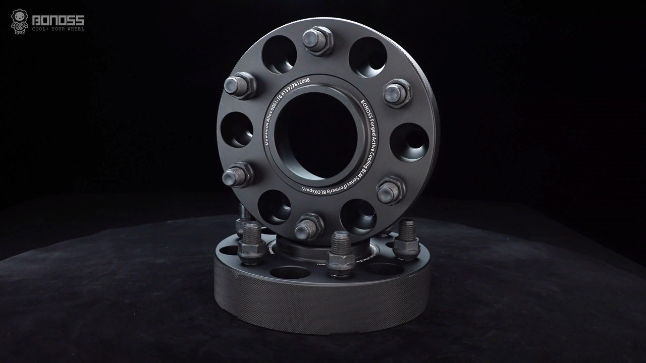 What Size Rim Spacers Are on A GMC Yukon BONOSS Forged Active Cooling Hubcentric 6x139.7 Spacers Before and After CHZ