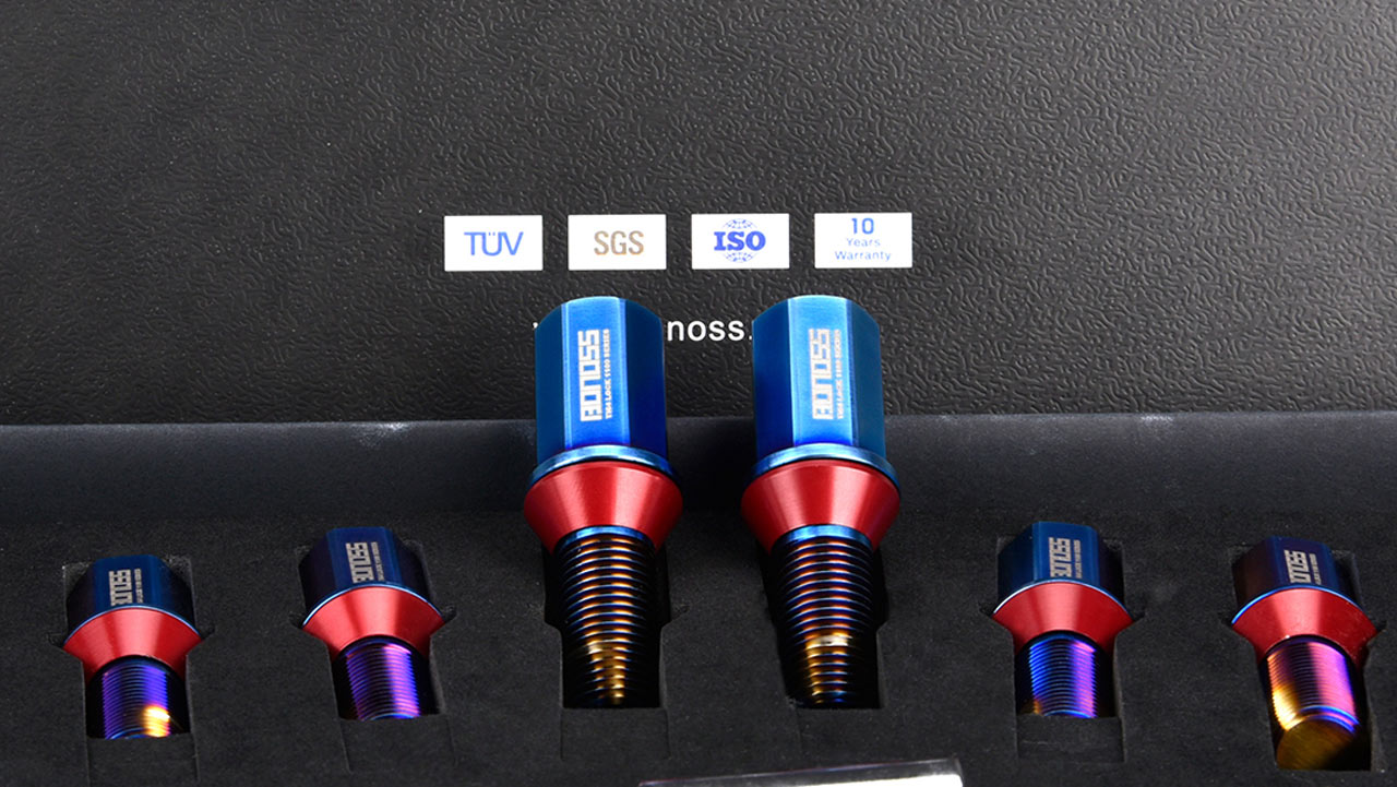 Where is the Locking Wheel Nut on A Porsche 911 BONOSS Forged Titanium Performance Wheel Locks Lug Bolts CHZ