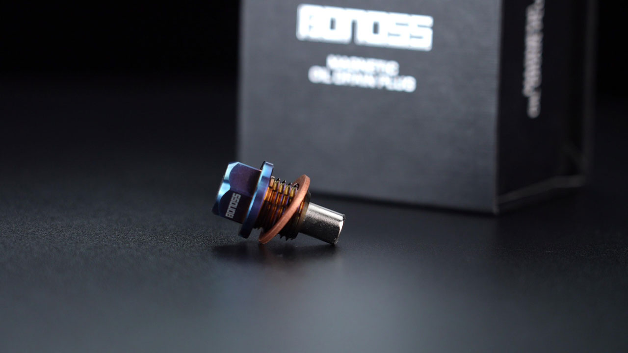 What Size is the Oil Drain Bolt on a Lexus BONOSS Forged Titanium Magnetic Oil Drain Plug Kit (2)
