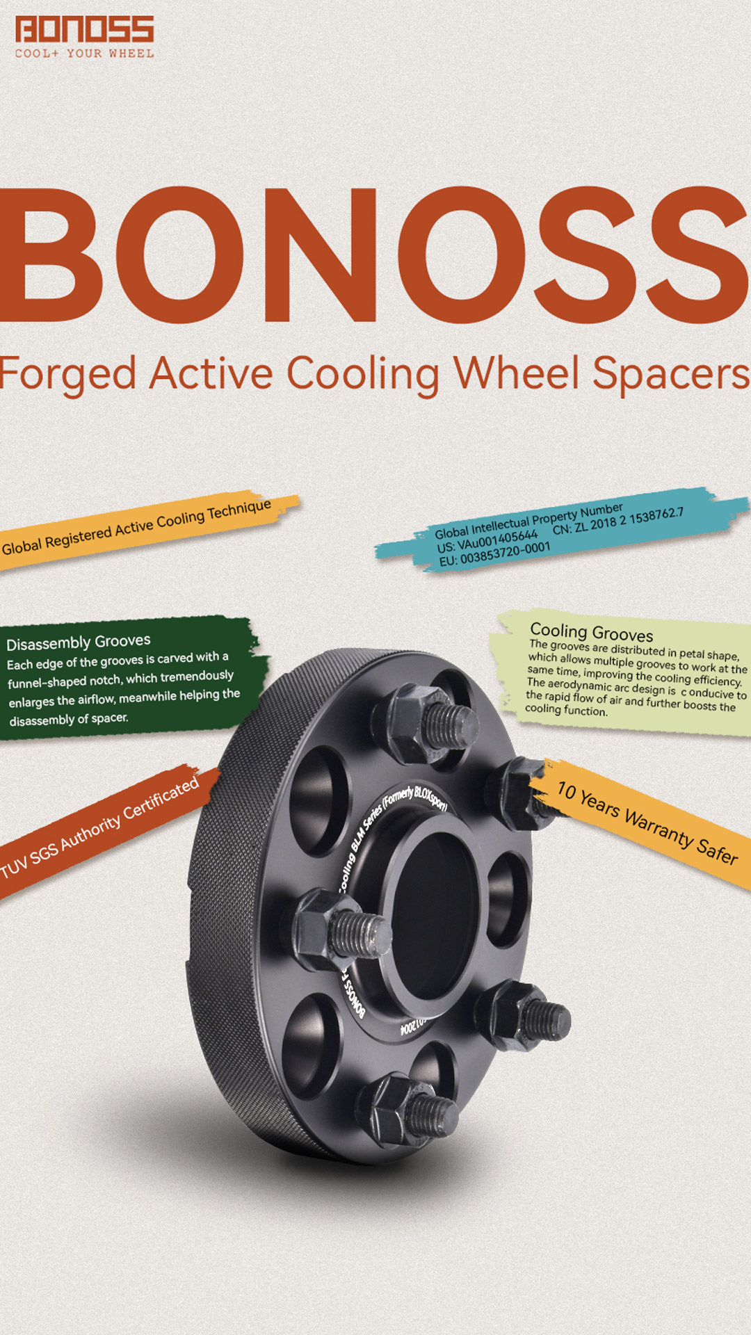 What Are Best Wheel Spacers on 2022 Colorado BONOSS Forged Active Cooling Hubcentric Aluminum Alloy Rim Spacers CHZ